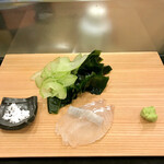 鮨処 多田 - 造り アマテカレイ