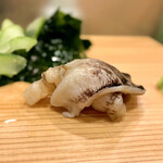 鮨処 多田 - 造り トリ貝(炙り)