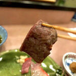 鮨処 多田 - 鯨赤身(焼き)リフト