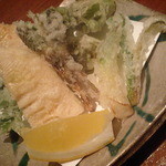 三文銭 - 春の山菜天ぷら