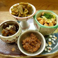 巽蕎麦 志ま平 - おまかせの前菜。