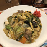 味の時計台 - あんかけ焼きそば　　¥ 950