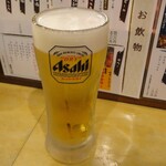 駅前酒場もつ焼きもつ煮込み 松井 - ビール