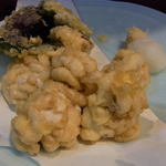 大衆割烹 善甚 - だだみ（白子）の天ぷら