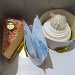 資生堂パーラー - チーズケーキと白いモンブラン