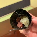 鮨 さかい - 中落ち手巻き