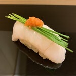 Sushi Sugisawa - 星カレイのエンガワ