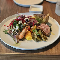 コレドガーナ - 梶谷農園のサラダと前菜盛り合わせ(ステーキランチ)