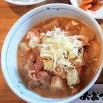 中華そば　おおつか   - らーめん定食のもつ煮