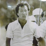 和食処　田舎家 - 風呂の脱衣室にあった会長の写真（カッコイイ）