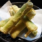 ときわ - アスパラの天ぷら