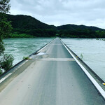 なごみ宿安住庵 - 四万十川、佐田の沈下橋 雨で増水してました( ° ꒳ ° )