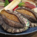 旬彩 天ぷら 心来(しんら） - 鮑も楽しみです。