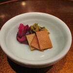 旬彩 天ぷら 心来(しんら） - 香の物。