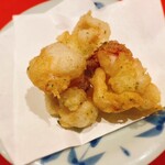 Tempura Kassen Sake Dokoro Heso - 天ぷら　たこの磯部揚げ