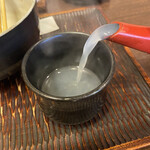 Teuchi Soba Ishioka - 蕎麦湯は濃厚なトロトロ。