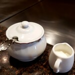 ステーキ屋 扇 - ミルクとお砂糖♪