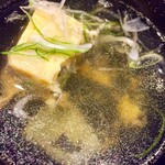 鳥田中 - 豆腐に沁みたすっぽんのエキスが堪りません　お凌ぎが欲しい