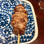 鳥田中 - 黒さつま鶏のハツ元　これは最高に美味かった