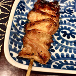 鳥田中 - 袖元　この辺からちょっと焼きが強いのが気になります