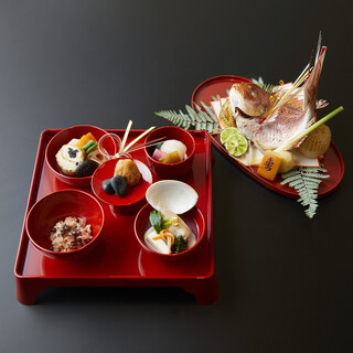 【記念日・お祝い】丁寧に仕立てた旬のお料理とご一緒に