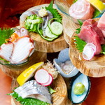 Osakana Dining Kiraku - 網元直送的自豪刺身五種拼盤