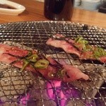2012,6 和牛上バラ　ポン酢焼き　片面だけ炙っていただきます