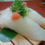 寿司 やまき - かわはぎ 　上品な白身はフグにも匹敵！