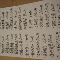 寿司勝 - 最近は手書きの「おすすめメニュー」を毎日作っているとの事です！