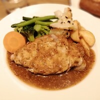 ビフトロ バイ ラ コクシネル - 三元豚ロースのロースト　ピクルスとマスタードソース