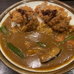 Koko Ichiban Ya - 夏野菜カレーにヒレカツトッピング