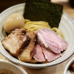 自家製麺 つきよみ - 特製魚介とんこつつけ麺(大)