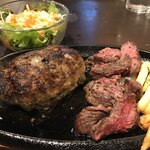 薪焼きハンバーグと厚切りステーキ　薪たま - 