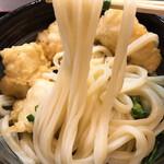 手打ちうどん 大蔵 - 麺のアップです。（2020.7 byジプシーくん）