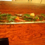 御料理 伊とう - ≪６月≫写真失敗！稚鮎。美しいガラスの器でした。