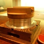 御料理 伊とう - ≪６月≫モロコシご飯はお釜で。お代わりできますー♪