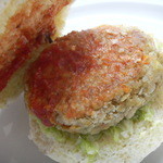 スウィートマーケット - ベジミートバーガー　中身