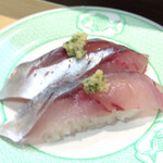 まわる寿司　博多魚がし - 玄ちゃんあじ　¥280
