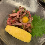 七輪焼肉 炭や - ユッケ