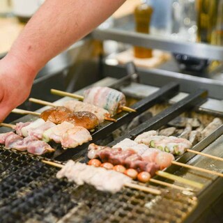 最高級の土佐備長炭を使用