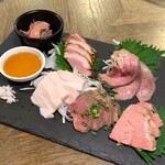 肉酒場Grill-Griller-Grillest - 肉刺し6種盛（ハーフ 1,450円）