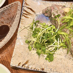 Kanna - 鰯のなめろう　酢をかけて頂きます