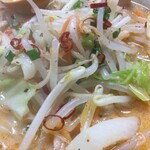 みそ壱 - 野菜みそラーメン720円辛子みそ80円にんにく50円 煮卵サービス