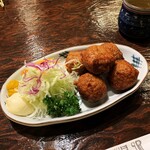 庵 - すりみ揚げ。550円