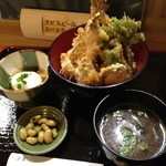 酒菜 調製 嘉一 - 天丼セット