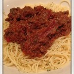 Obo cafe - オリジナルミートソース、うまうまだ！