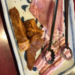 Yakiniku Sakagyuu - さくらポーク　塩だれ選択
                        ご飯と味噌汁の写真を撮りわすれました(^◇^;)