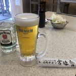 串カツ田中 - 田中の素サワー、生ビール