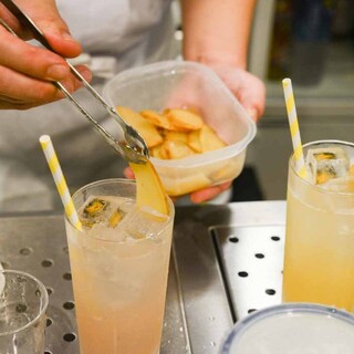 フレッシュな味わいで美味しいオリジナルサワーもご一緒に
