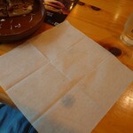 コメダ珈琲店 - こうしてナプキンを広げて